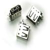 Fielect PCB USB Connector Type A Female Jack 4 Pin Front Insert Back Patch High Temperature Resistance No-Edge 20Pcs view 1