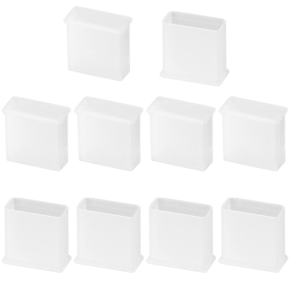 Fielect 20Pcs USB 2.0 Male Anti Dust Plug Cover Stopper Cap Silicone USB Cap Port Cover for USB 2.0 Transparent