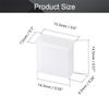 Fielect 20Pcs USB 2.0 Male Anti Dust Plug Cover Stopper Cap Silicone USB Cap Port Cover for USB 2.0 Transparent view 2