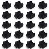 Fielect 20pcs Anti-Dust Stopper SFP-B Silicone Cap Port Cover Anti Dust Protector Black view 4