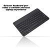 ASHATA Bluetooth Keyboard, 10.1 Inch, Ultra Thin, 80 Keys, Multi Device, Russian/English Dual Language, for Tablet, Phone, and PC view 4