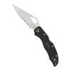 Byrd by Spyderco Harrier 2 Lightweight Folding Pocket Knife with 3.3" 8Cr13MoV Steel Blade and FRN Handle - EDC Knife for Men and Women, Perfect for Hunting, Tactical - CombinationEdge - BY01PSBK2 view 1