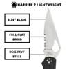 Byrd by Spyderco Harrier 2 Lightweight Folding Pocket Knife with 3.3" 8Cr13MoV Steel Blade and FRN Handle - EDC Knife for Men and Women, Perfect for Hunting, Tactical - CombinationEdge - BY01PSBK2 view 3