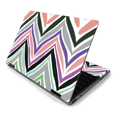 MightySkins Skin for HP Pavilion x360 11" (2019) - Colorful Chevron | Protective, Durable, and Unique Vinyl Decal wrap Cover | Easy to Apply, Remove, and Change Styles | Made in The USA