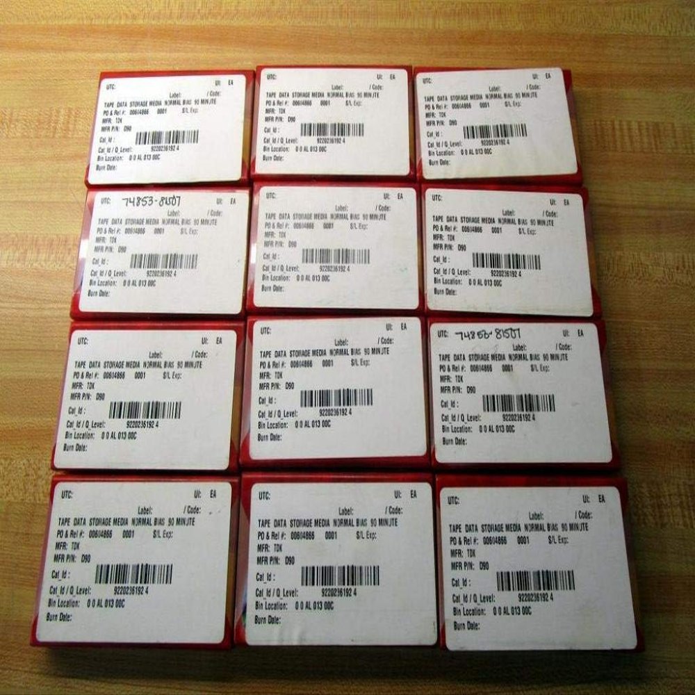 TDK D90 Storage Media Tape (Pack of 12)