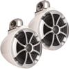 Wet Sounds ICON8W-FC 8" White Tower Speakers with Stainless Steel Fixed Clamps & HTX2 600 Watt Amplifier view 2