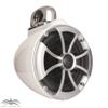 Wet Sounds ICON8W-FC 8" White Tower Speakers with Stainless Steel Fixed Clamps & HTX2 600 Watt Amplifier view 3