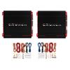 Crunch 4 Channel 1000 Watt Amp and Soundstorm Car Amp Wiring Kit w/ RCA (2 Pack) view 1