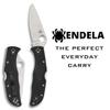 Spyderco Endela Lightweight Knife with 3.41" VG-10 Stainless Steel Blade and Emerson Opener - PlainEdge - C243PGYW view 2