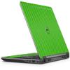 LidStyles Vinyl Protection Skin Kit Decal Sticker Compatible with Dell Latitude E7250 (Green Carbon Fiber) view 1