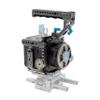 KONDOR BLUE | Cage with XL Talon Top Handle for Z CAM E2 Flagship Cage (M4/S6/F6/F8) | Cable Locks, Bubble Level, Integrated NATO Rails,and Multiple Mounting Options | Space Gray view 2