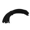 New Lon0167 26.2Ft 0.12in Featured Inner Dia Polyolefin reliable efficacy Flame Retardant Tube Black for Wire Repairing(id:b77 08 95 52c) view 1