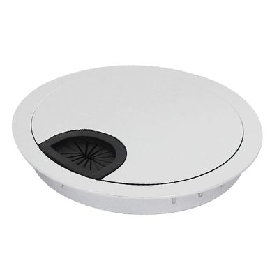 New Lon0167 80mm Dia Featured Round Shape Wire Reliable Efficacy Organizer Cable Hole Cover for Computer Desktop Table(id:49a d8 e5 a5b)