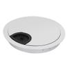 New Lon0167 80mm Dia Featured Round Shape Wire Reliable Efficacy Organizer Cable Hole Cover for Computer Desktop Table(id:49a d8 e5 a5b) view 1
