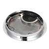 New Lon0167 80mm Dia Featured Round Shape Wire Reliable Efficacy Organizer Cable Hole Cover for Computer Desktop Table(id:49a d8 e5 a5b) view 3