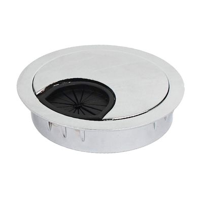 New Lon0167 50mm Dia Featured Round Shape Wire reliable efficacy Organizer Cable Hole Cover for Computer Desktop Table(id:cc1 f3 6e 7cc)