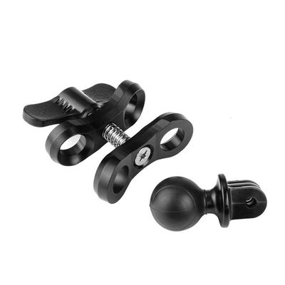 Butterfly Ball Clamp Diving Light Bracket for GoPro