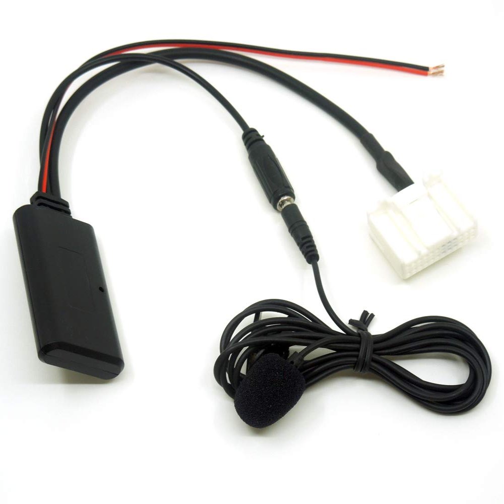 Bluetooth Microphone Audio AUX Cable Compatible with Subaru ATE 6CD 24-pin Subaru Forester