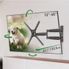 Barkan 21'' Long TV Wall Mount, 13-65 inch Full Motion Articulating - 4 Movement Premium Flat/Curved Screen Bracket, Holds up to 80lbs, Extremely Extendable, Fits LED OLED LCD view 1