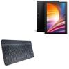 BoxWave Keyboard Compatible with Dragon Touch Max10 Tablet - SlimKeys Bluetooth Keyboard, Portable Thin with Chiclet-Style Keys - Jet Black
