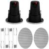Earthquake Sound BTA-3.0 2-Channel Bluetooth in-Wall Power Amplifier with Two 3-inch Edgeless in-Ceiling Moisture-Resistant Speakers view 2