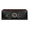 ELAC Debut Reference C5.2 Center Channel Speaker - Black Baffle, Walnut Cabinet view 1