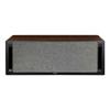 ELAC Debut Reference C5.2 Center Channel Speaker - Black Baffle, Walnut Cabinet view 2