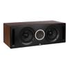 ELAC Debut Reference C5.2 Center Channel Speaker - Black Baffle, Walnut Cabinet view 3
