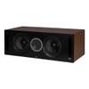 ELAC Debut Reference C5.2 Center Channel Speaker - Black Baffle, Walnut Cabinet view 4