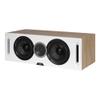 ELAC Debut Reference C5.2 Center Channel Speaker - White Baffle, Oak Cabinet view 4
