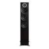 ELAC Debut Reference Floor Standing Speaker, Walnut or Oak Single Tower Speakers for Home Theater, Black Baffle with Walnut Sides view 3