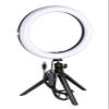 Vidpro RL-10 10" Inch LED Ring Light Kit with Mini Tripod and Ball Head. USB Powered for Portraits, Makeup, Modelling, Vloggers, Macro Photos and YouTube. Variable Color Temperature 2800K 4500K 6500K view 1