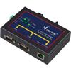 DIEWU Industrial 2 Ports RS232/422/485 Serial Device Server Converter Support VCOM/TCP Server/TCP Client/UDP Mode view 1