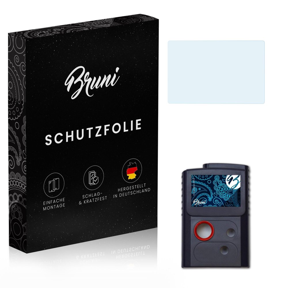 Bruni Screen Protector compatible with Swissphone RES.Q Protector Film, crystal clear Protective Film (2X)