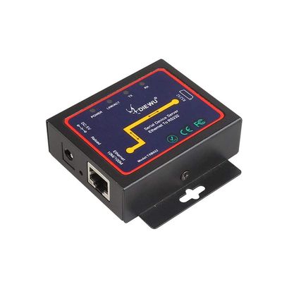 DIEWU Serial Device Server DB9 RJ45 to RS232 Ethernet to RS232 TCP/IP Server Module Communication Converter