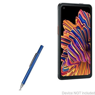 BoxWave Stylus Pen Compatible with Samsung Galaxy XCover Pro - FineTouch Capacitive Stylus, Super Precise Stylus Pen - Lunar Blue