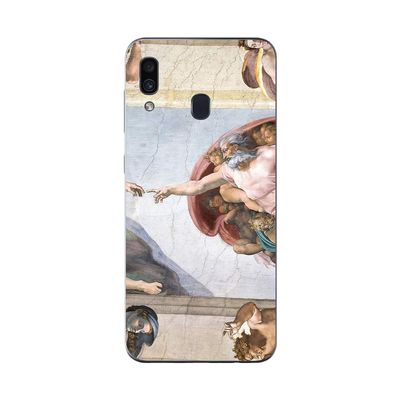 MIGHTY SKINS MightySkins Skin for Samsung Galaxy A20 / A30 - Creation of Adam | Protective, Durable, and Unique Vinyl Decal wrap Cover | Easy to Apply, Remove, and Change Styles | Made in The USA
