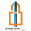 WD 1TB My Passport, Portable External Hard Drive, Blue, backup software with defense against ransomware, and password protection, USB 3.1/USB 3.0 compatible - WDBYVG0010BBL-WESN view 4