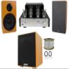 Rockville BluTube Bluetooth Tube Amplifier+6.5" Wood Bookshelf Speakers+8" Sub view 1