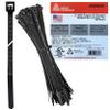 Bar Lok 11 Zip Ties  100 Pieces, Black  Made in America  Weather, UV & Impact Resistant Plastic Cable Ties for Binding Bundling & Organizing Wire Cable & More  Indoor & Outdoor (11", 100ct) view 1