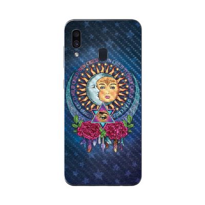 MightySkins Carbon Fiber Skin for Samsung Galaxy A20 / A30 - Star Child | Protective, Durable Textured Carbon Fiber Finish | Easy to Apply, Remove, and Change Styles | Made in The USA