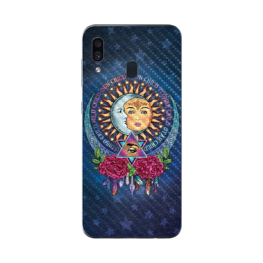 MightySkins Carbon Fiber Skin for Samsung Galaxy A20 / A30 - Star Child | Protective, Durable Textured Carbon Fiber Finish | Easy to Apply, Remove, and Change Styles | Made in The USA