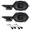 Front+Rear Alpine S 5x7" Speaker Replacement Kit For 2004-2007 Mercury Monterey view 1