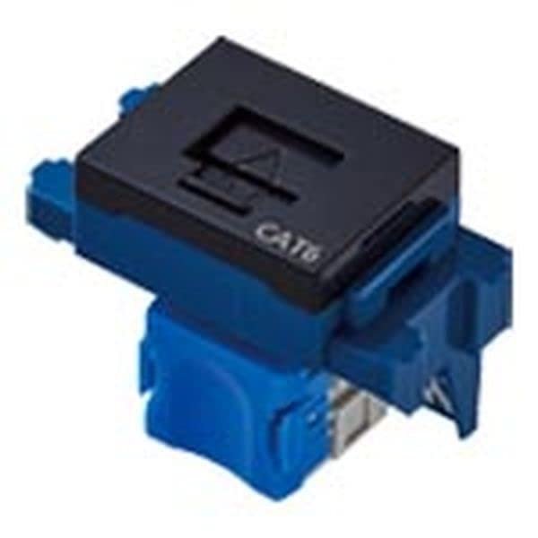 Panasonic NR3170B Gutto Series Information Modular Jack, CAT6, Embedded Type, Black