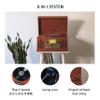 Crosley CR704B-PA Musician 3-Speed Turntable with Radio, CD/Cassette Player, Aux-in and Bluetooth, Paprika view 2