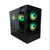 Centaurus Andromeda B9 Gaming PC, AMD Ryzen 7 7800X3D 8-Core, Radeon RX 9060 XT 16GB, 2TB NVME SSD, 32GB DDR5 RAM, Win 11 Pro, WiFi, RGB LEDs, Glass. Custom Built Performance Gaming Desktop Computer view 2