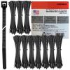Avery Dennison Bar-Lok Nylon Black Cable Ties - 5.5" Round Style, 1000 Pieces view 1