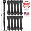 Avery Dennison Bar-Lok Nylon Black Cable Ties - 5.5" Round Style, 1000 Pieces view 2