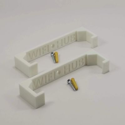 3D Cabin Now Broadband Hub Two Wall Bracket Wall Mount Holder WiFi Router White