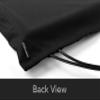 Covermates Cable Box Full Cover - Heavy-Duty Polyester - Weather Resistant - Touch Fastener Closure - TV Covers, Full 17W x 13D x 3H, Ripstop Black view 2